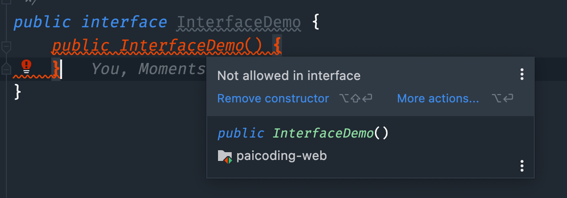二哥的 Java 进阶之路:接口不能定义构造方法